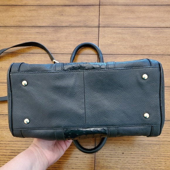 Maxine Couture black satchel Handbag - Picture 6 of 8